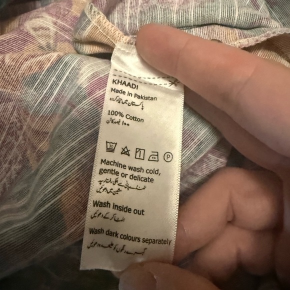 Khaadi Multicolor Print Cotton Kurta - Picture 14 of 14